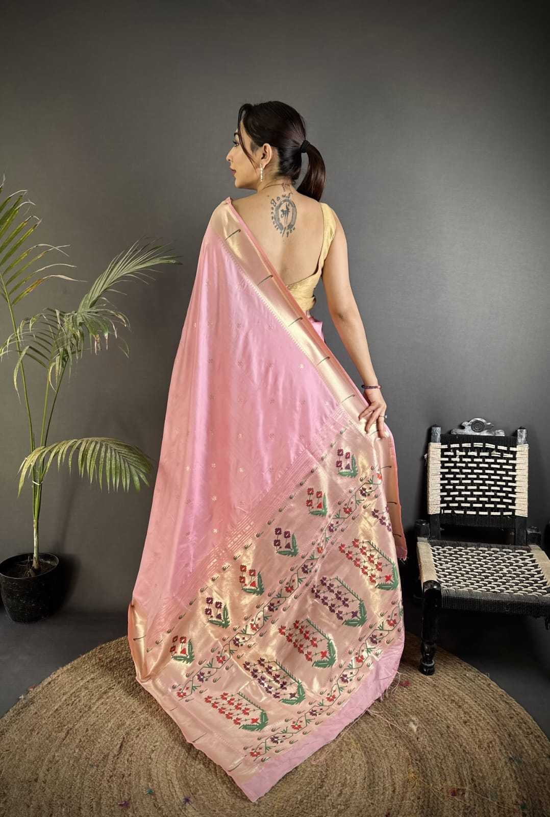 YNF Wholesale Lichi Silk Paithani Sarees KESH734 BAAWRI | Surat Manufacturer