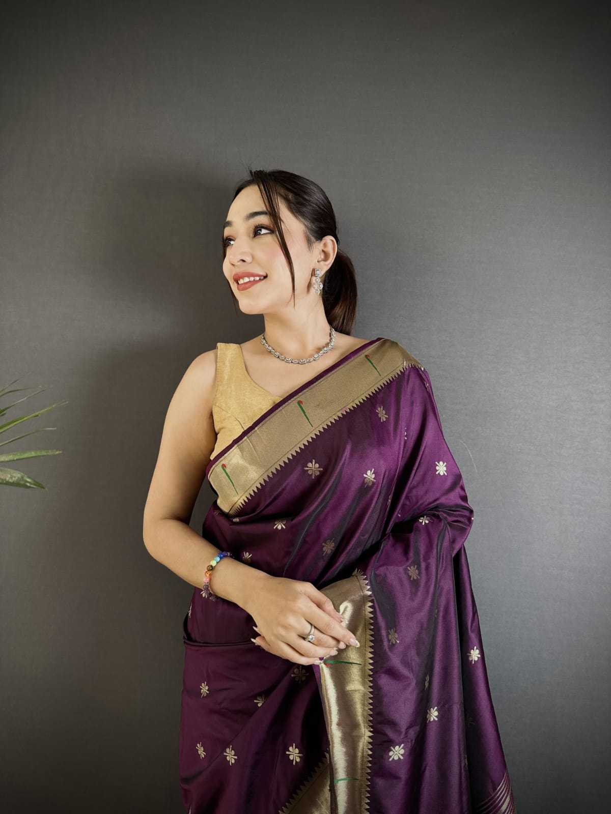 YNF Wholesale Lichi Silk Paithani Sarees KESH734 BAAWRI | Surat Manufacturer