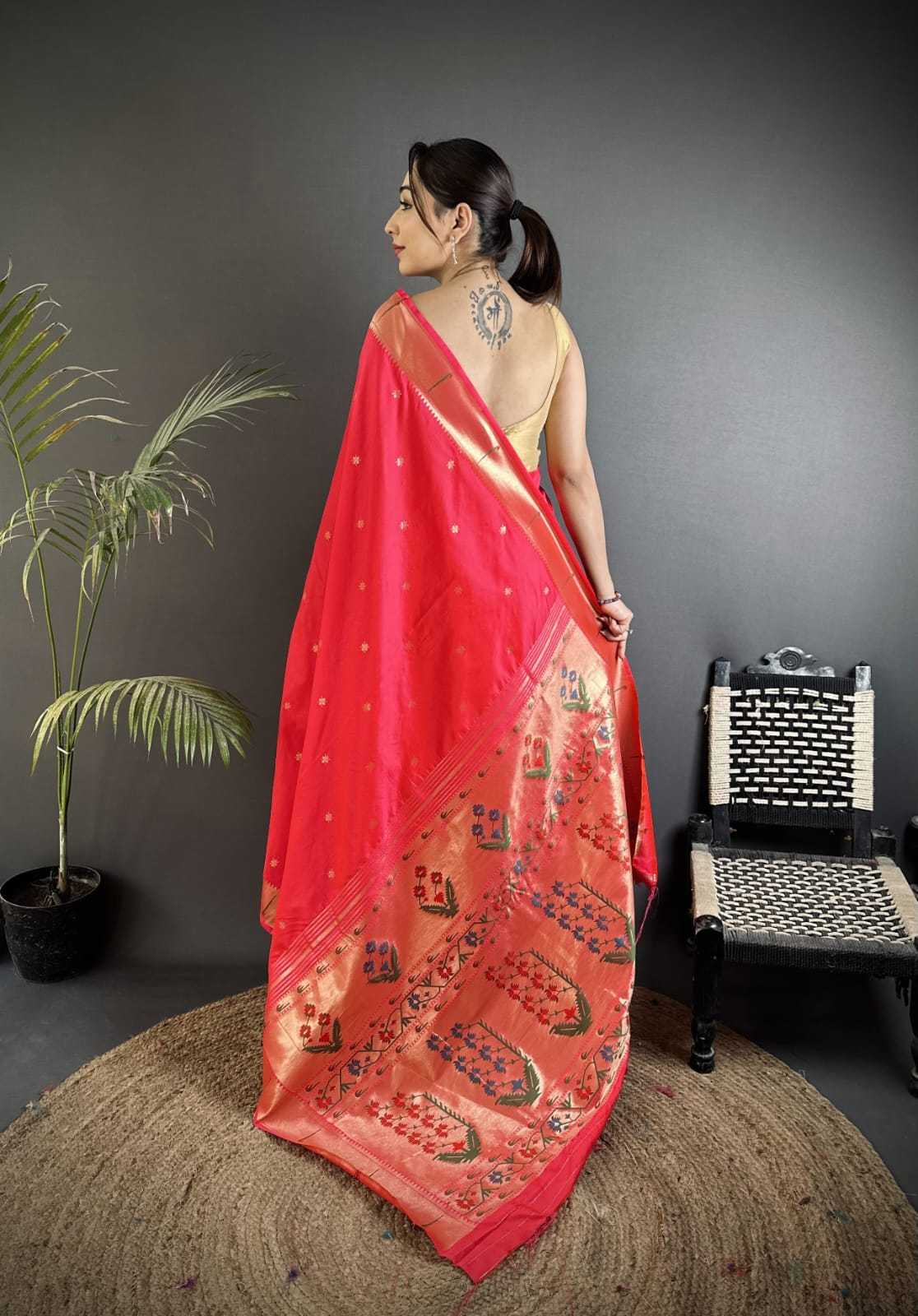 YNF Wholesale Lichi Silk Paithani Sarees KESH734 BAAWRI | Surat Manufacturer