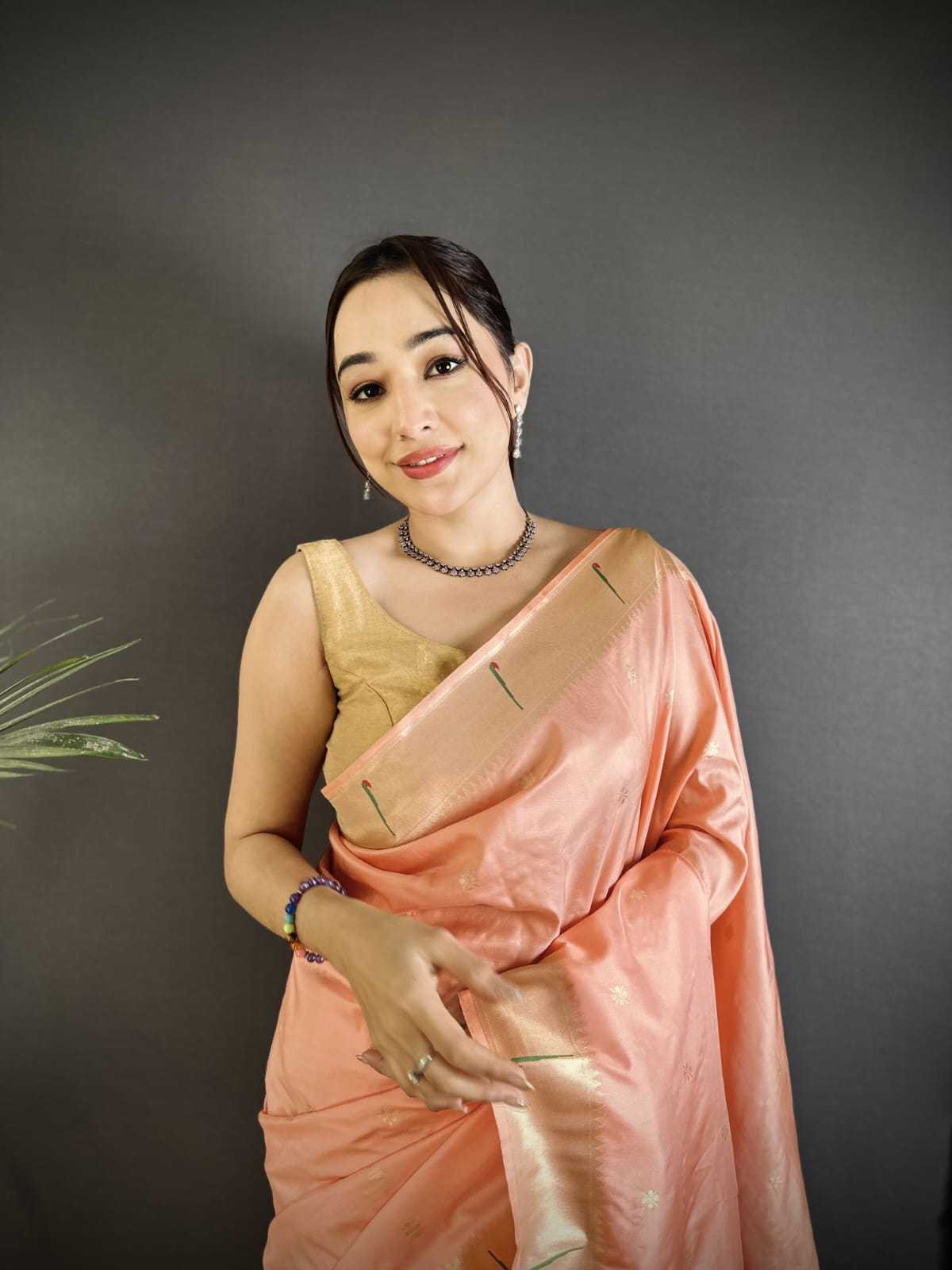 YNF Wholesale Lichi Silk Paithani Sarees KESH734 BAAWRI | Surat Manufacturer