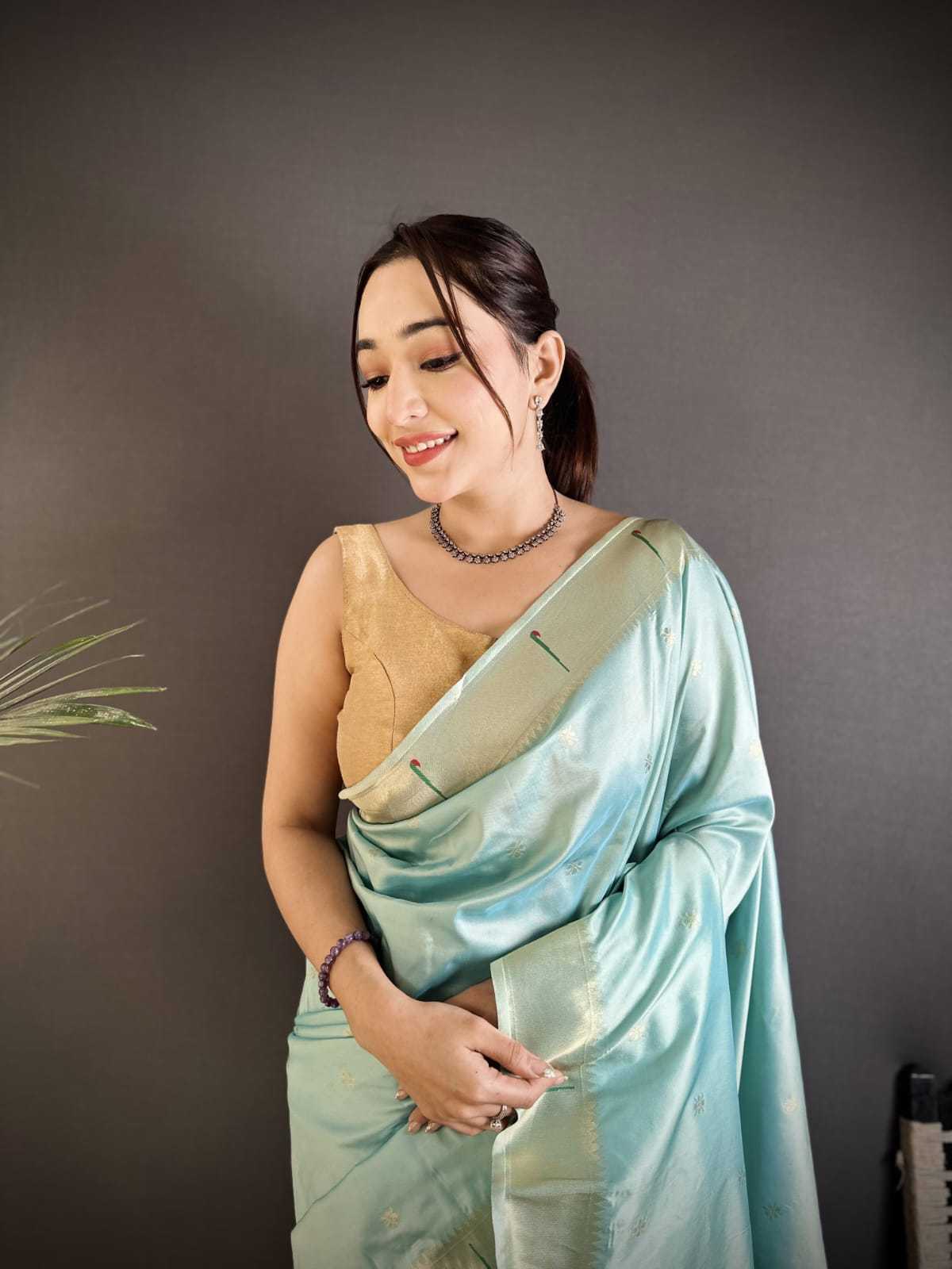 YNF Wholesale Lichi Silk Paithani Sarees KESH734 BAAWRI | Surat Manufacturer