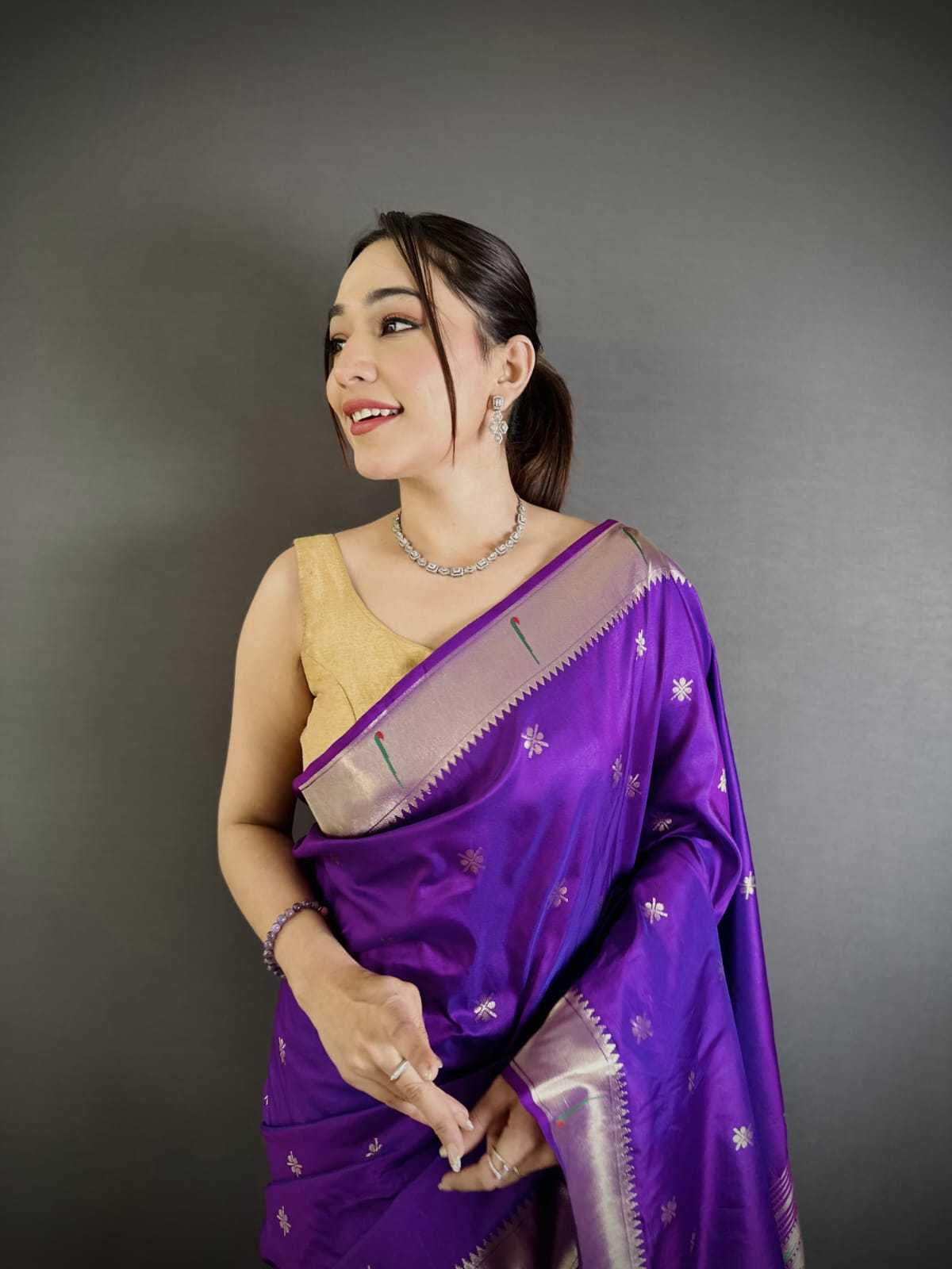 YNF Wholesale Lichi Silk Paithani Sarees KESH734 BAAWRI | Surat Manufacturer