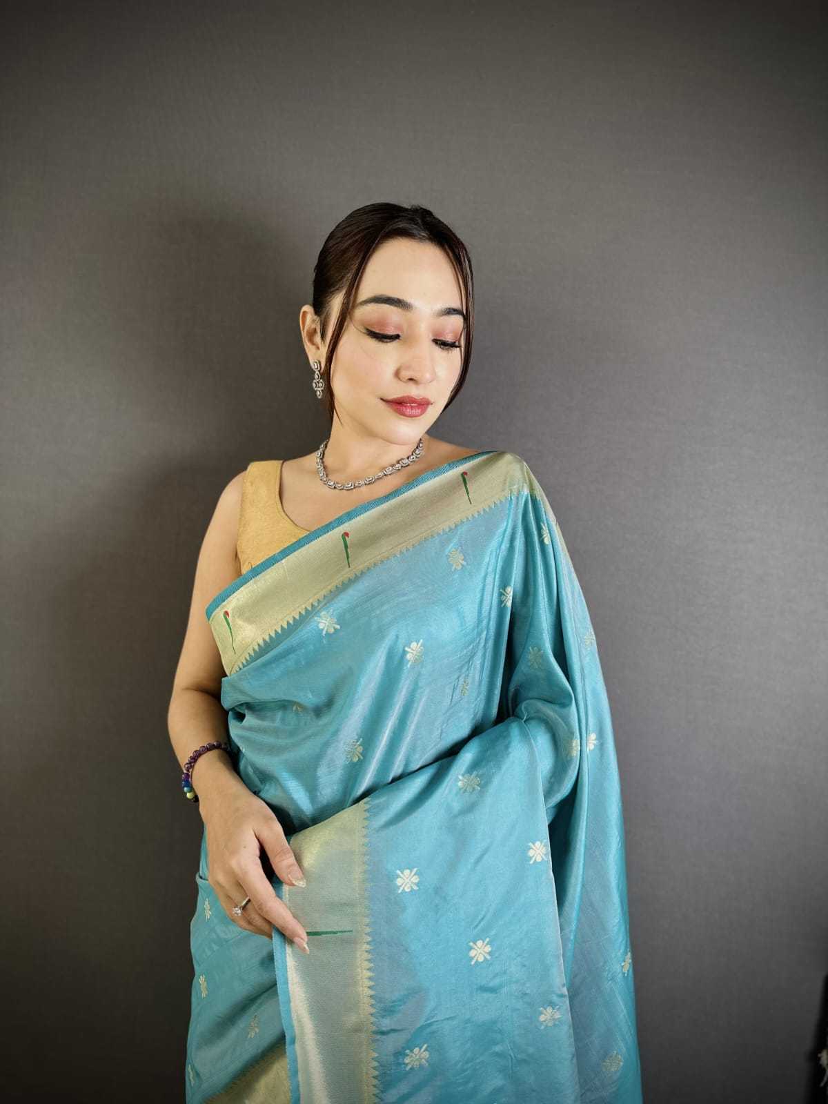 YNF Wholesale Lichi Silk Paithani Sarees KESH734 BAAWRI | Surat Manufacturer