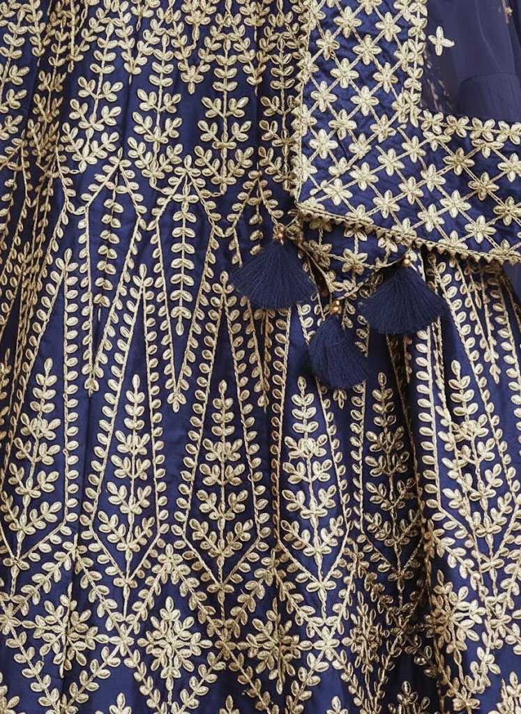 YNF Wholesale Malay Satin Silk Wedding Lehenga KESH108 E-015 | Surat Manufacturer
