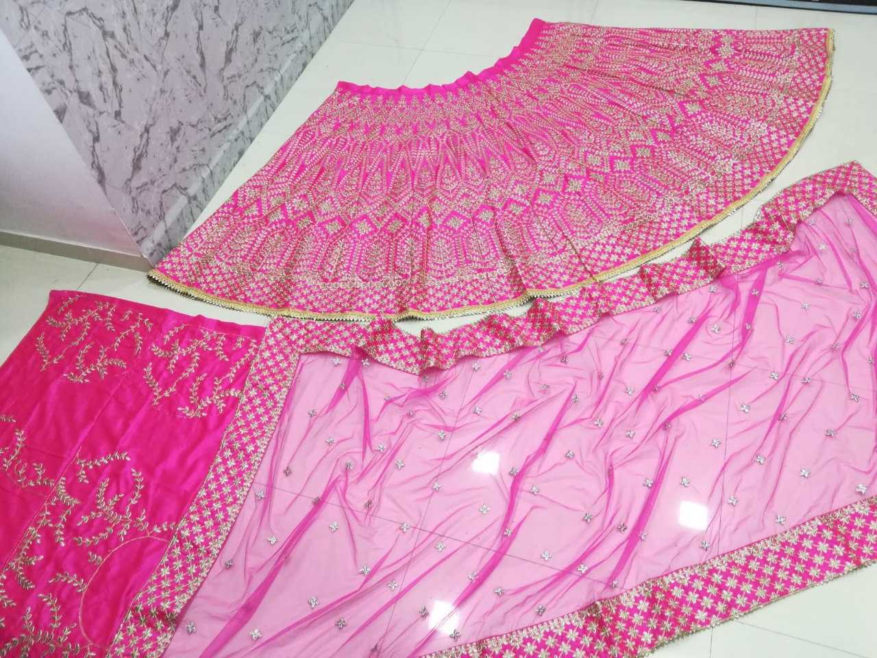 YNF Wholesale Malay Satin Silk Wedding Lehenga KESH108 E-015 | Surat Manufacturer