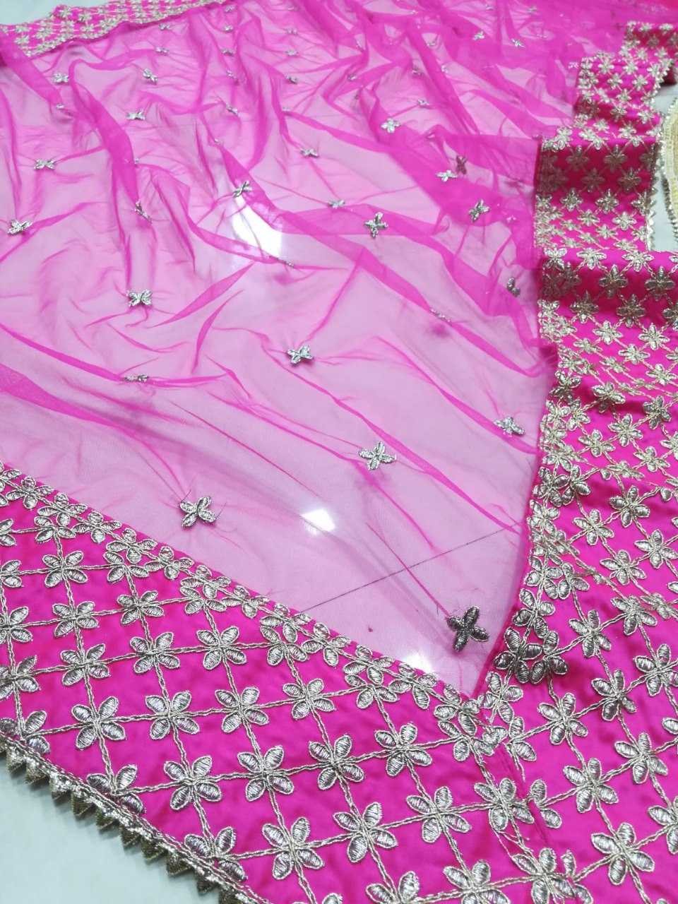 YNF Wholesale Malay Satin Silk Wedding Lehenga KESH108 E-015 | Surat Manufacturer