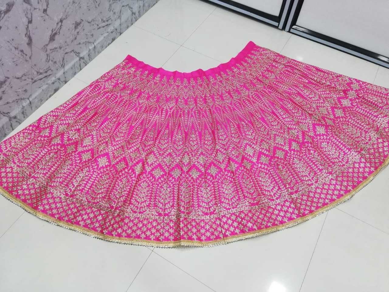 YNF Wholesale Malay Satin Silk Wedding Lehenga KESH108 E-015 | Surat Manufacturer