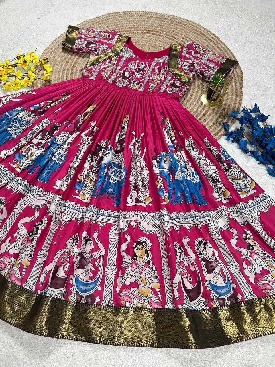 YNF Wholesale Muslin Cotton Party Wear Gowns KESH539 Festive | Surat Manufacturer