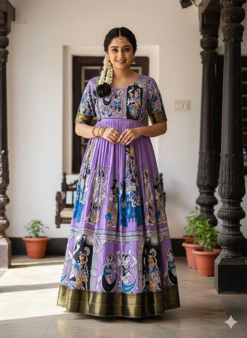 YNF Wholesale Muslin Cotton Party Wear Gowns KESH539 Festive | Surat Manufacturer