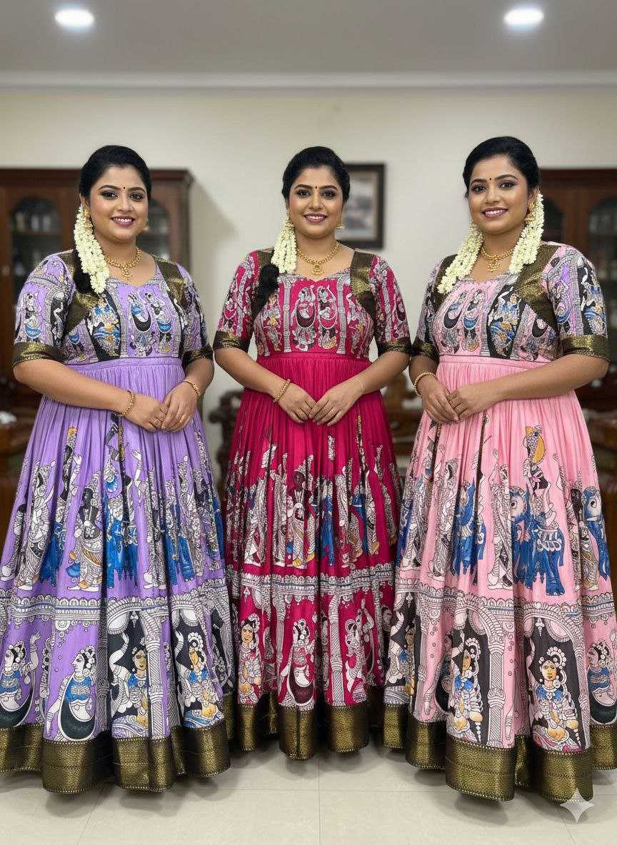 YNF Wholesale Muslin Cotton Party Wear Gowns KESH539 Festive | Surat Manufacturer