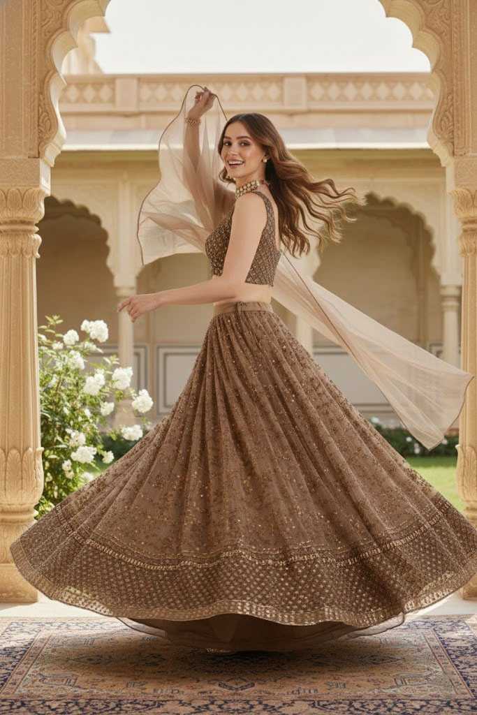 YNF Wholesale Net Embroidered Lehenga KESH108 362 | Surat Manufacturer