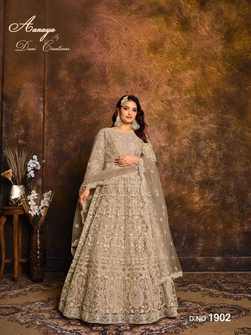 YNF Wholesale Net Net Gowns KESH530 Aanaya vol 1900 | Surat Manufacturer