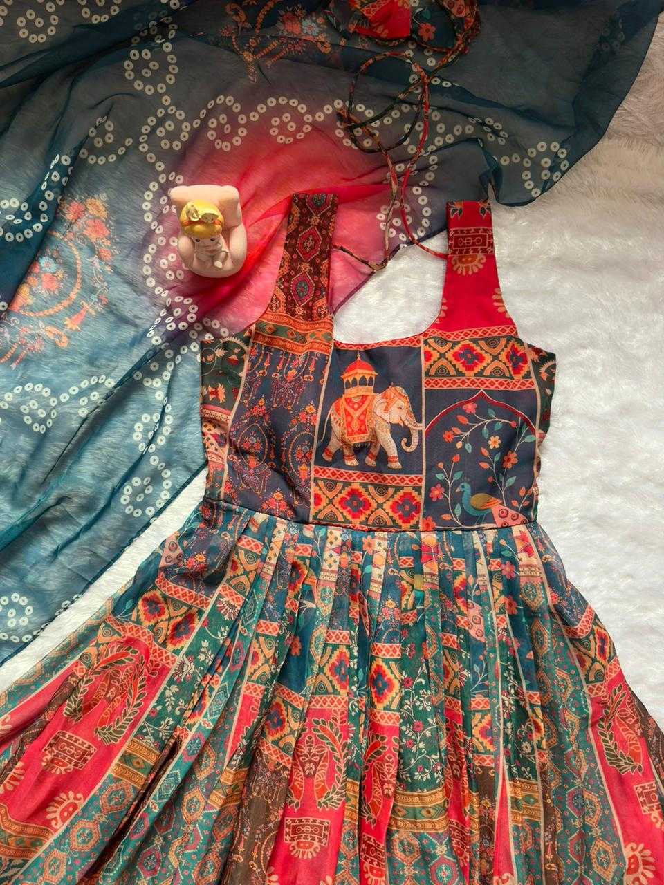YNF Wholesale Organza Printed Gowns KESH522 122 | Surat Manufacturer