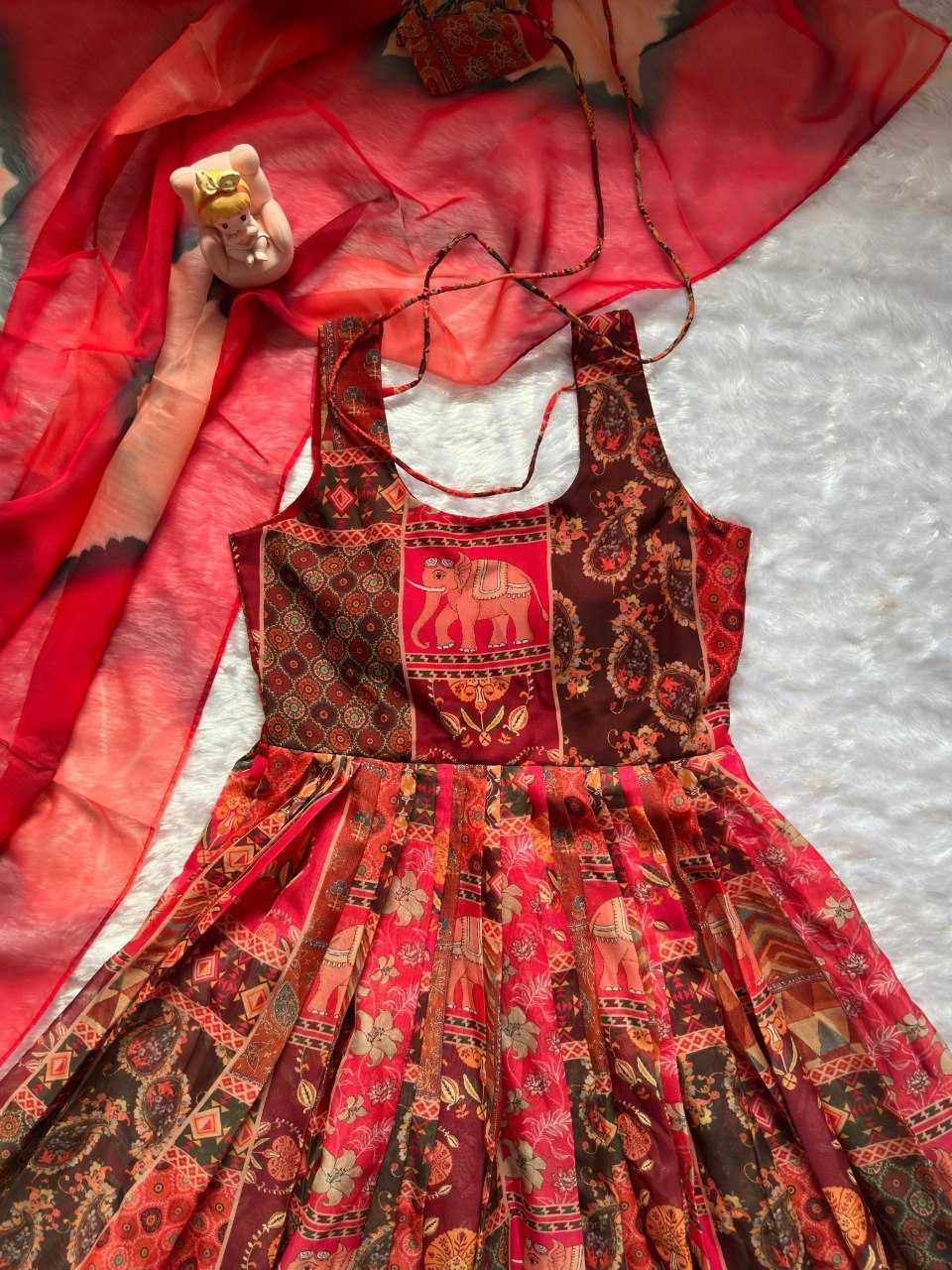 YNF Wholesale Organza Printed Gowns KESH522 KR : 124 | Surat Manufacturer