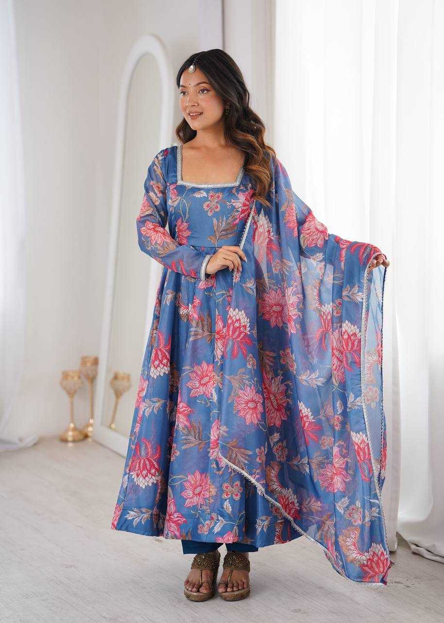 YNF Wholesale Organza Designer Gowns KESH617 49 | Surat Manufacturer