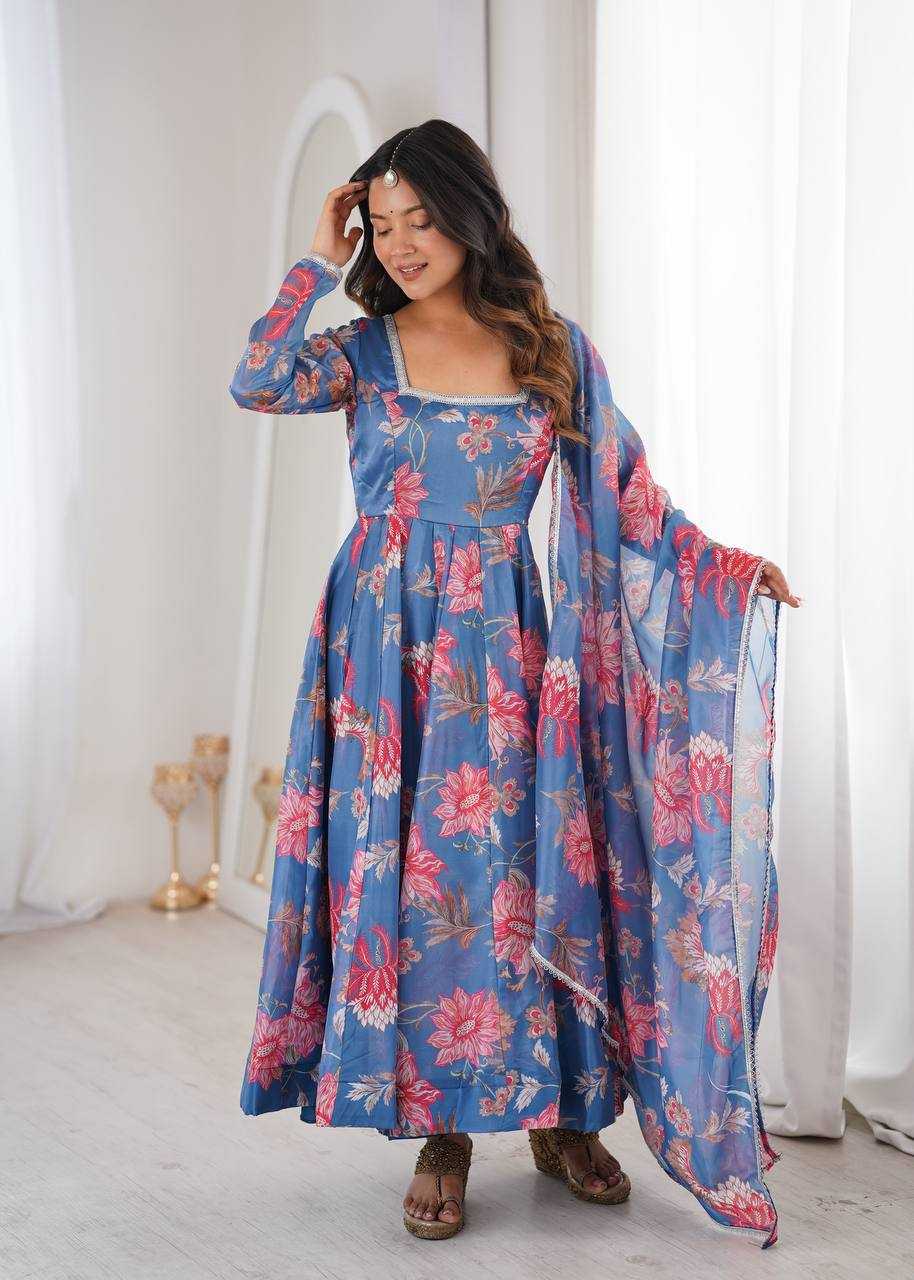 YNF Wholesale Organza Designer Gowns KESH617 49 | Surat Manufacturer