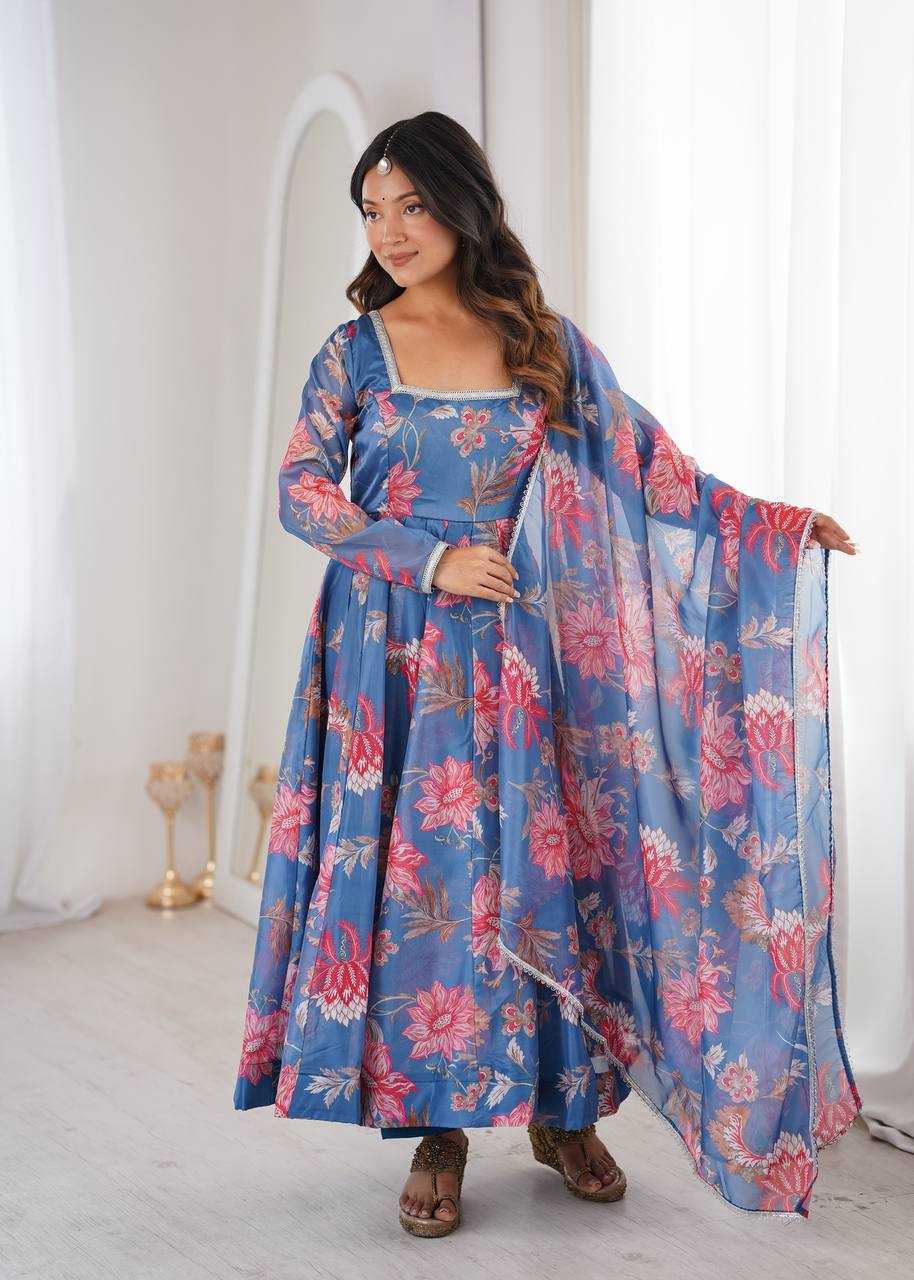 YNF Wholesale Organza Designer Gowns KESH617 49 | Surat Manufacturer