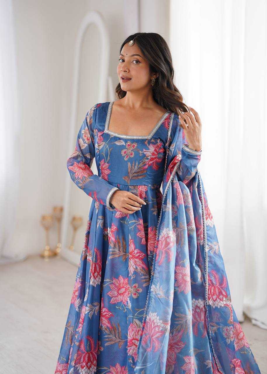 YNF Wholesale Organza Designer Gowns KESH617 49 | Surat Manufacturer