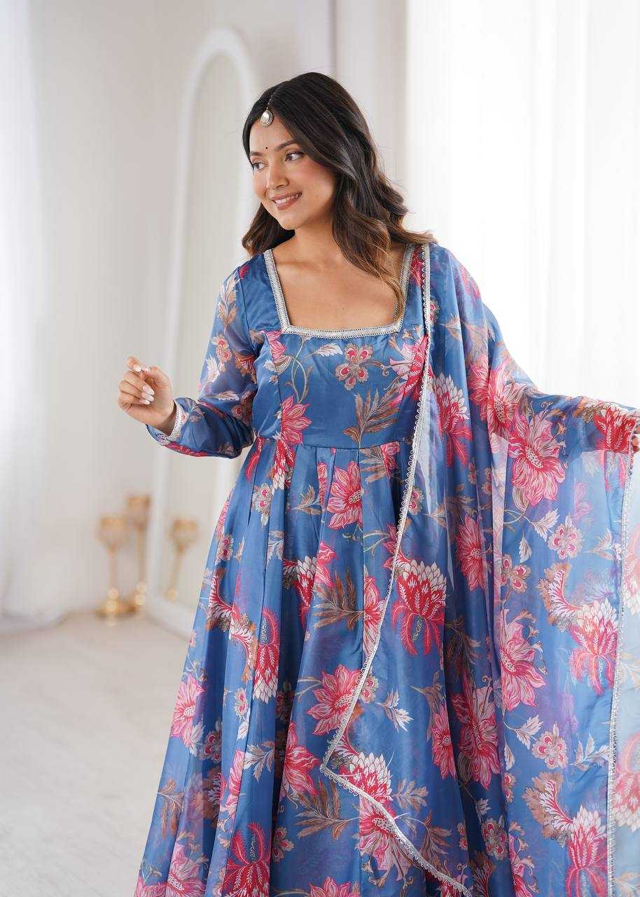 YNF Wholesale Organza Designer Gowns KESH617 49 | Surat Manufacturer
