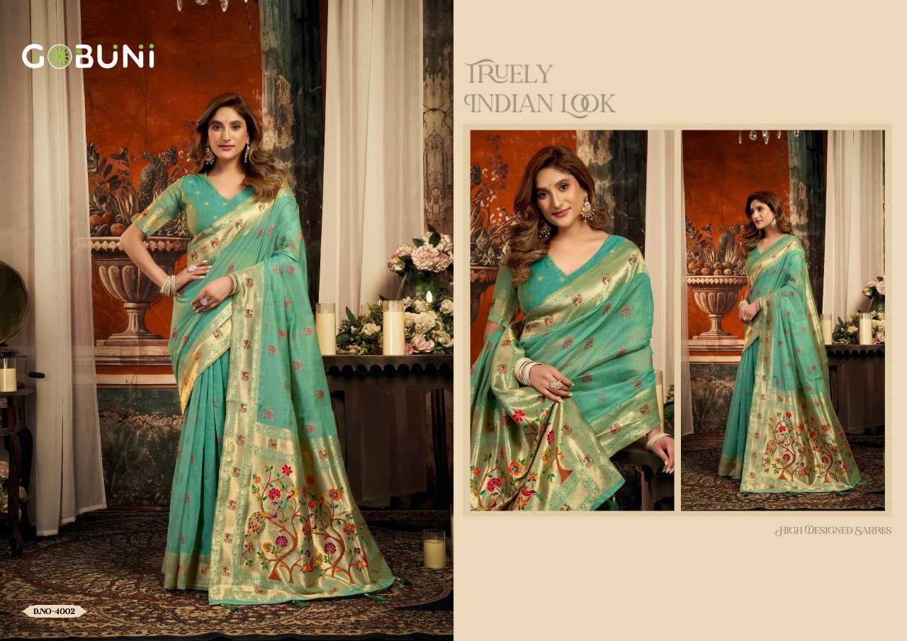 YNF Wholesale Paithani Silk Paithani Sarees KESH113 Gobuni Sakshi 4001-06 | Surat Manufacturer