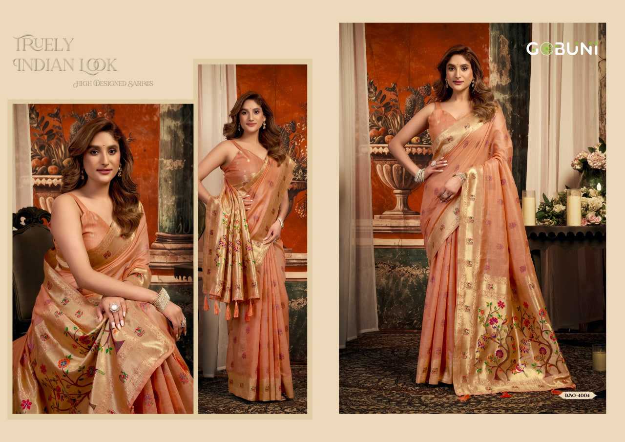 YNF Wholesale Paithani Silk Paithani Sarees KESH113 Gobuni Sakshi 4001-06 | Surat Manufacturer