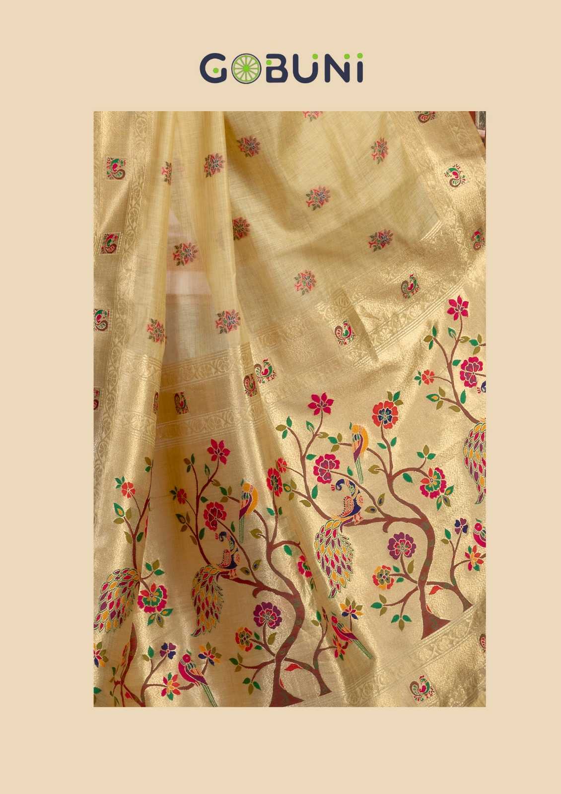 YNF Wholesale Paithani Silk Paithani Sarees KESH113 Gobuni Sakshi 4001-06 | Surat Manufacturer