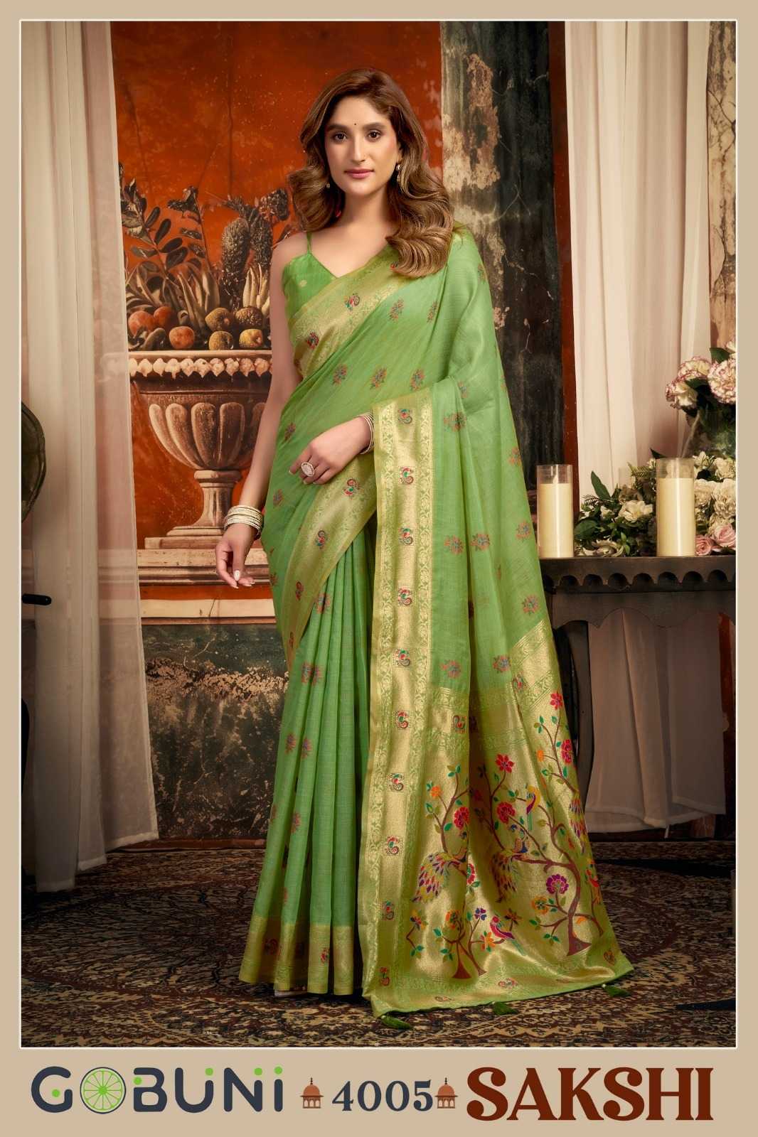 YNF Wholesale Paithani Silk Paithani Sarees KESH113 Gobuni Sakshi 4001-06 | Surat Manufacturer