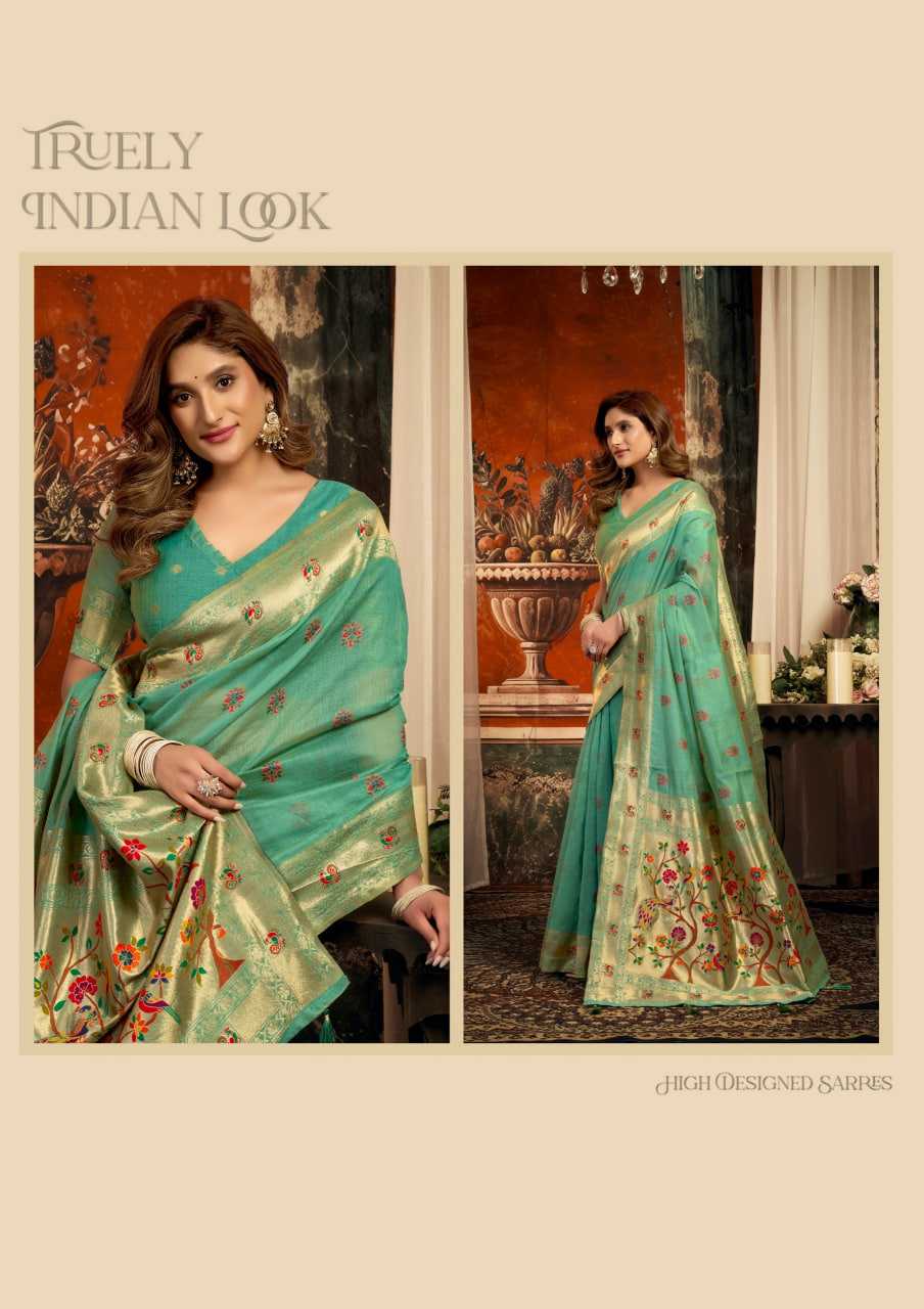 YNF Wholesale Paithani Silk Paithani Sarees KESH113 Gobuni Sakshi 4001-06 | Surat Manufacturer