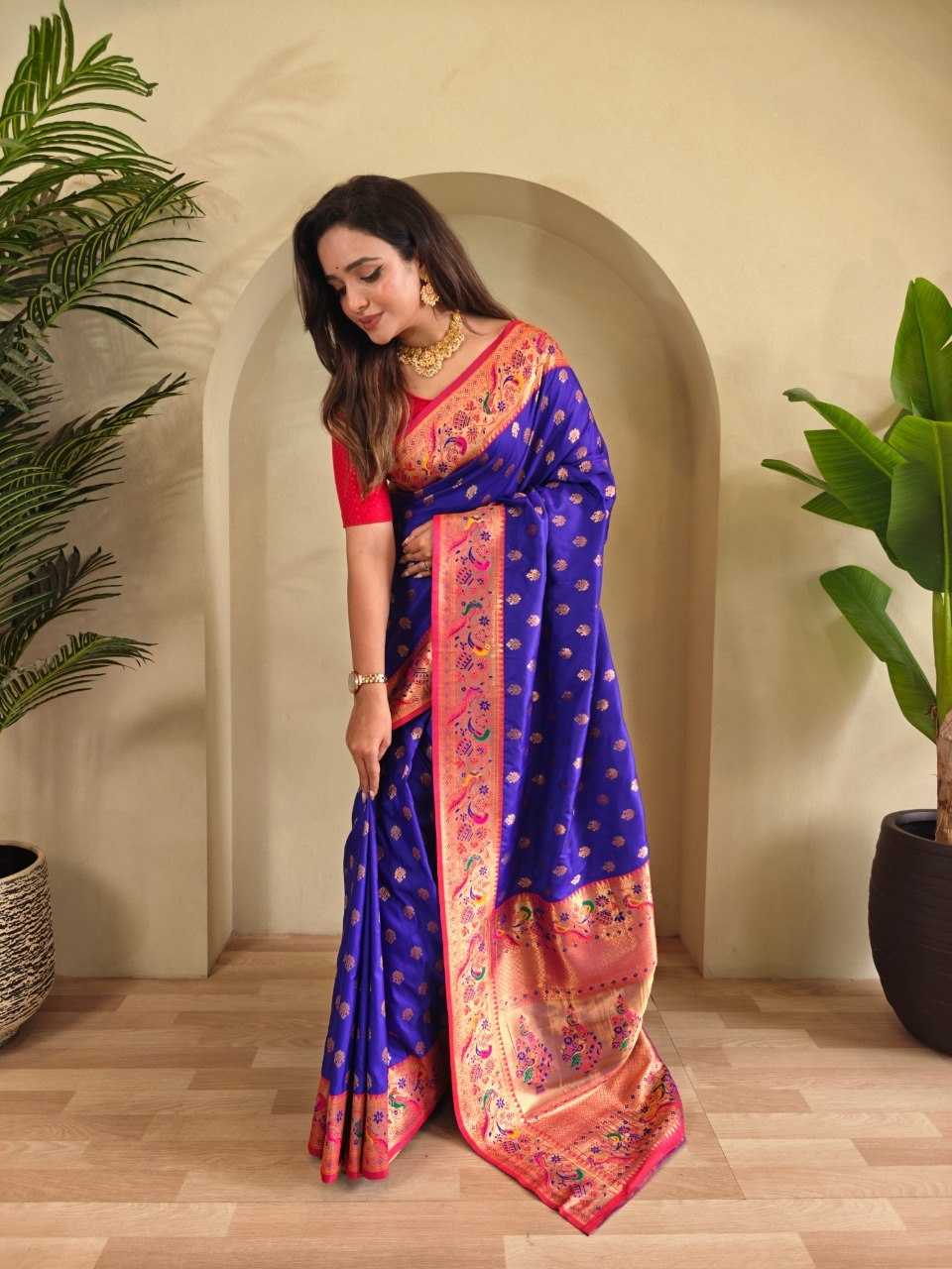 YNF Wholesale Paithani Silk Paithani Sarees KESH249 : Aanchal | Surat Manufacturer
