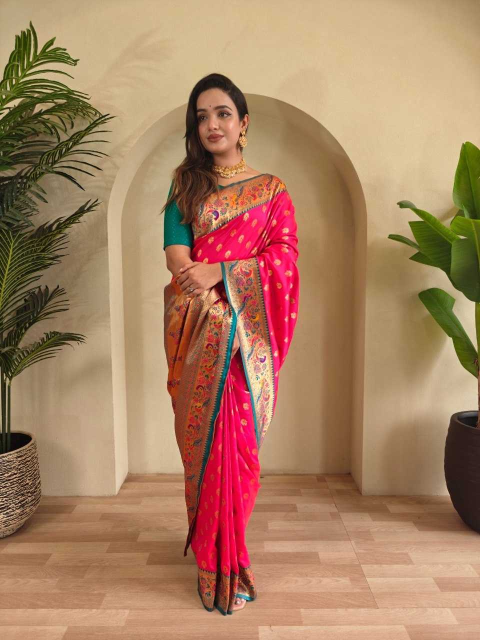 YNF Wholesale Paithani Silk Paithani Sarees KESH249 : Aanchal | Surat Manufacturer