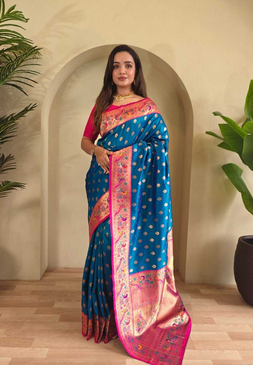 YNF Wholesale Paithani Silk Paithani Sarees KESH249 : Aanchal | Surat Manufacturer