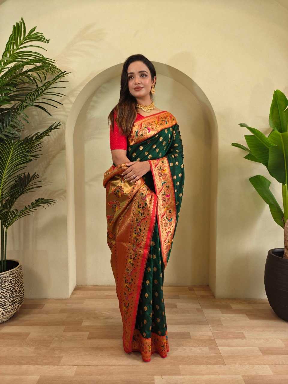 YNF Wholesale Paithani Silk Paithani Sarees KESH249 : Aanchal | Surat Manufacturer
