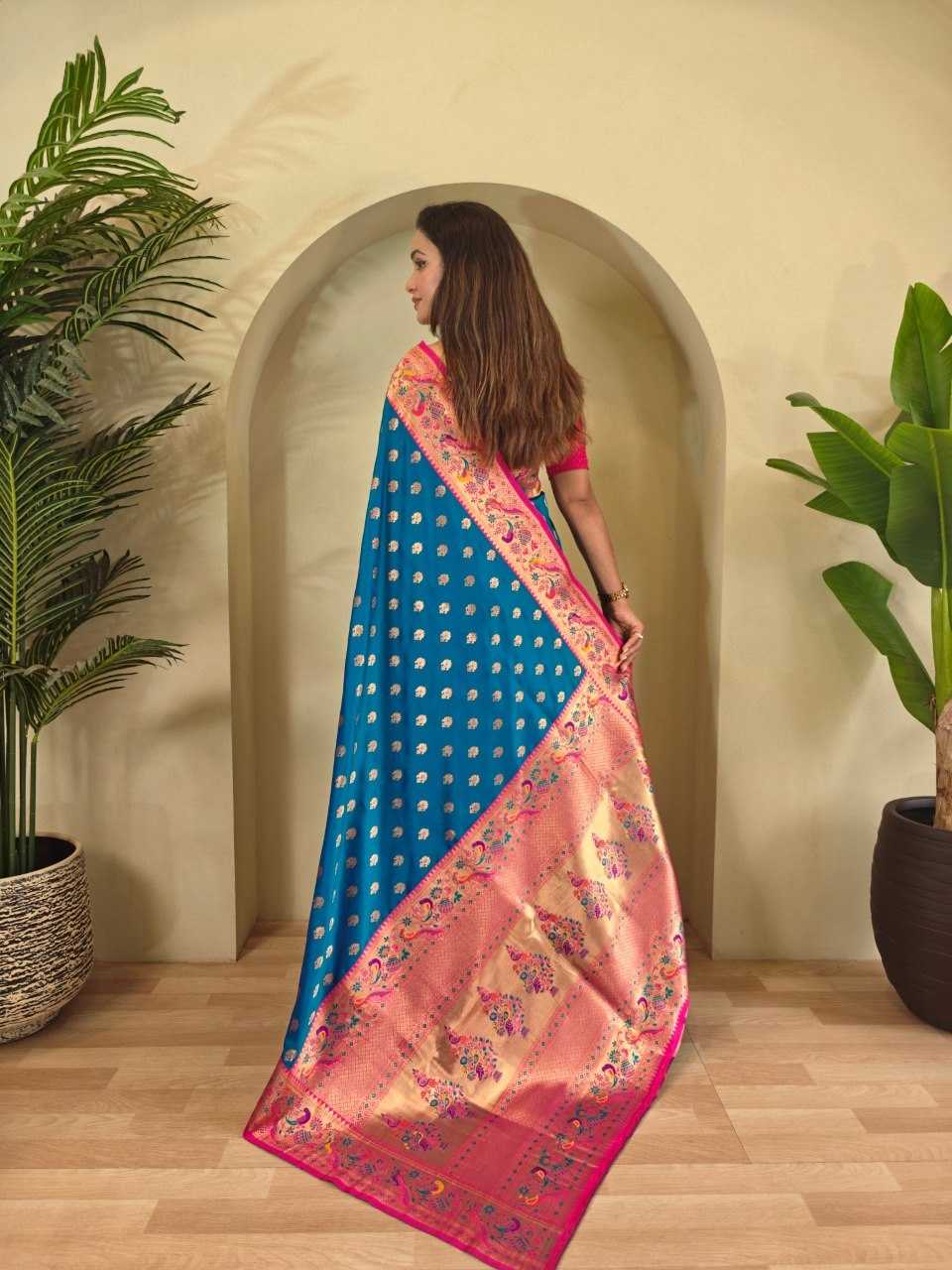 YNF Wholesale Paithani Silk Paithani Sarees KESH249 : Aanchal | Surat Manufacturer