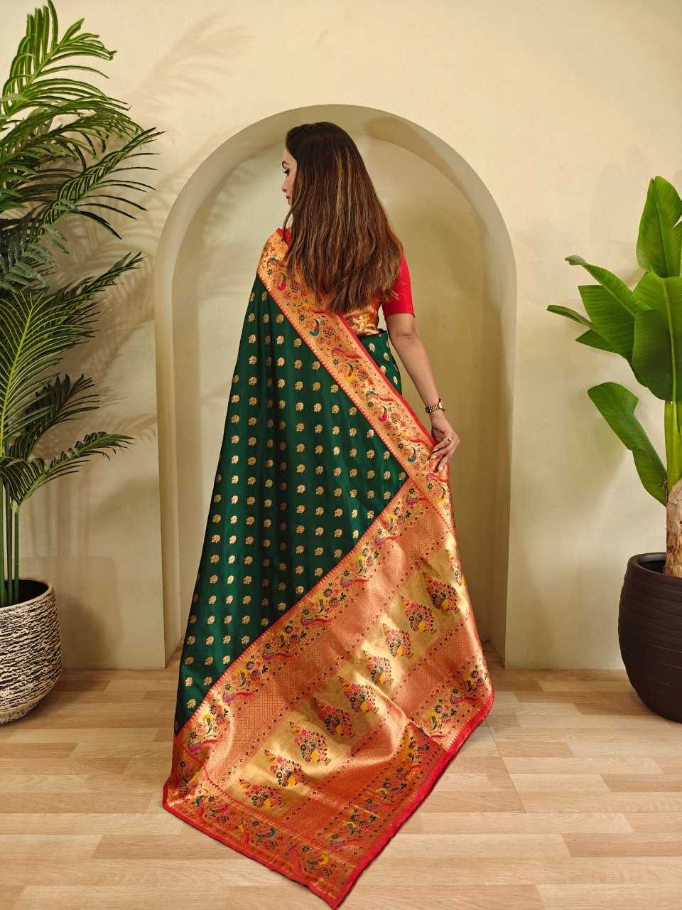 YNF Wholesale Paithani Silk Paithani Sarees KESH249 : Aanchal | Surat Manufacturer