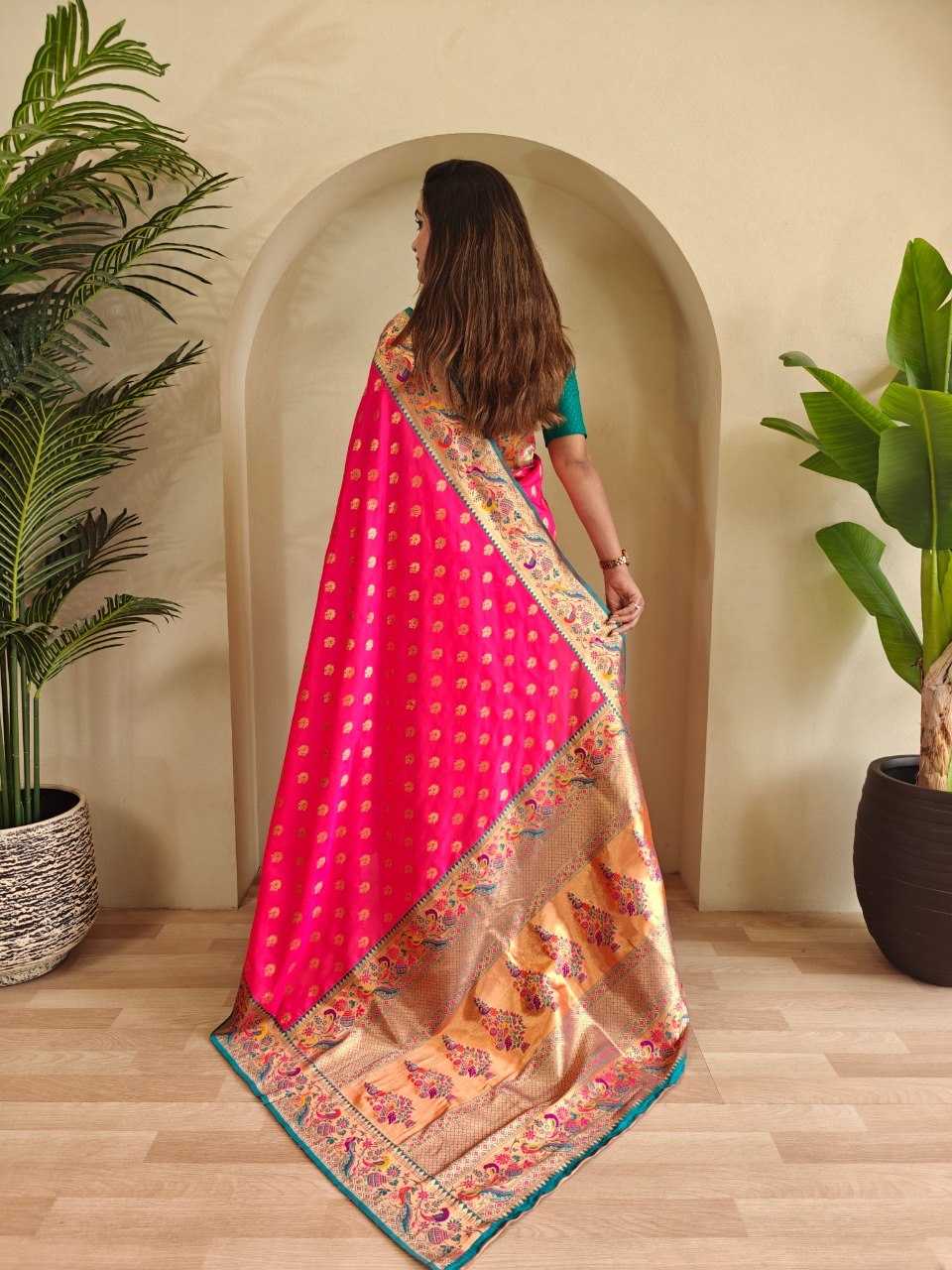 YNF Wholesale Paithani Silk Paithani Sarees KESH249 : Aanchal | Surat Manufacturer