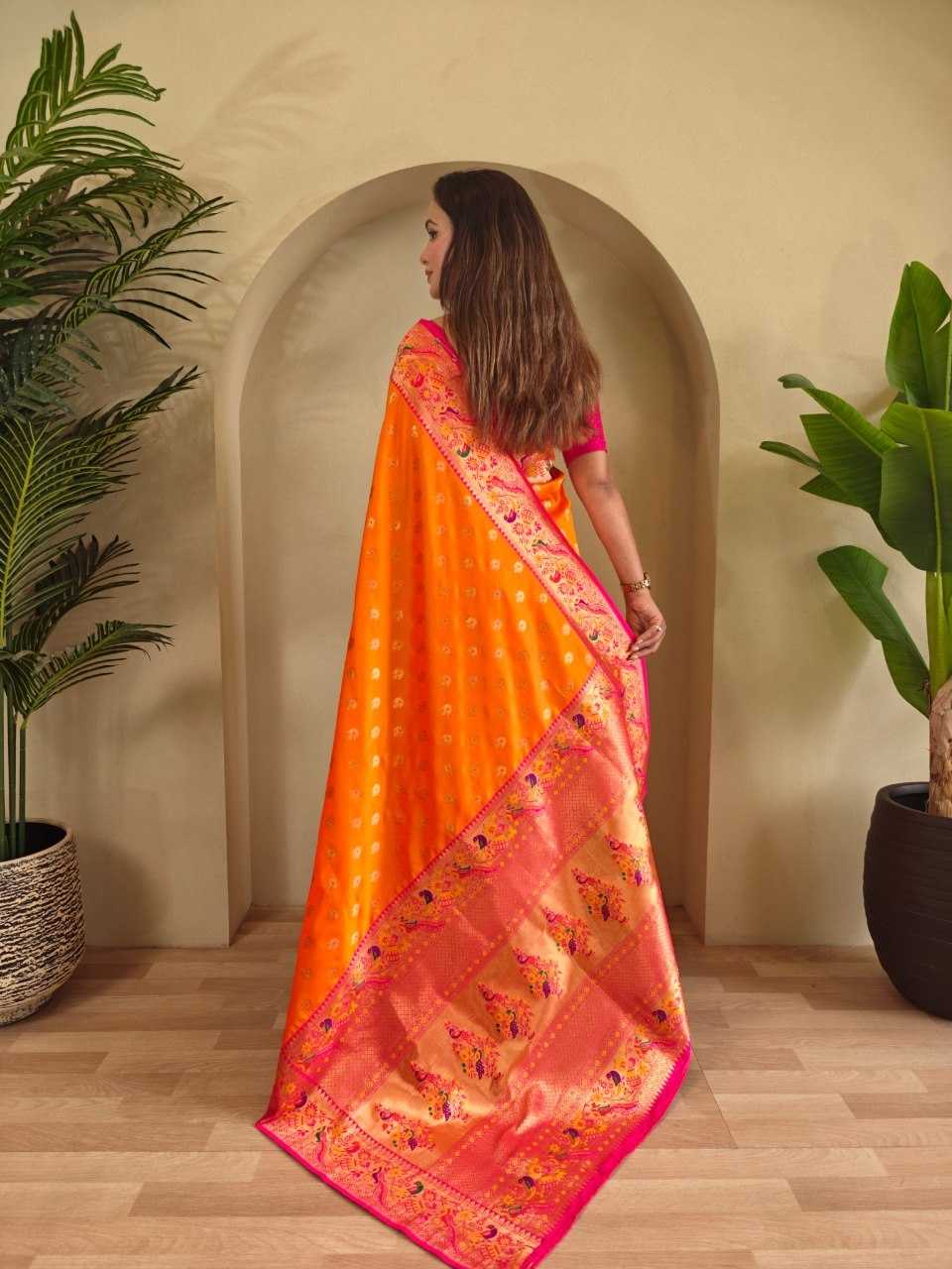 YNF Wholesale Paithani Silk Paithani Sarees KESH249 : Aanchal | Surat Manufacturer