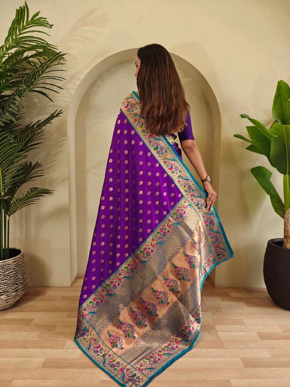 YNF Wholesale Paithani Silk Paithani Sarees KESH249 : Aanchal | Surat Manufacturer
