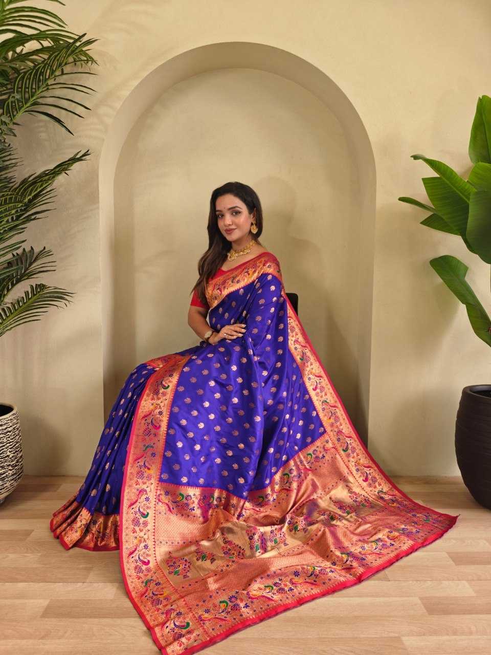 YNF Wholesale Paithani Silk Paithani Sarees KESH249 : Aanchal | Surat Manufacturer