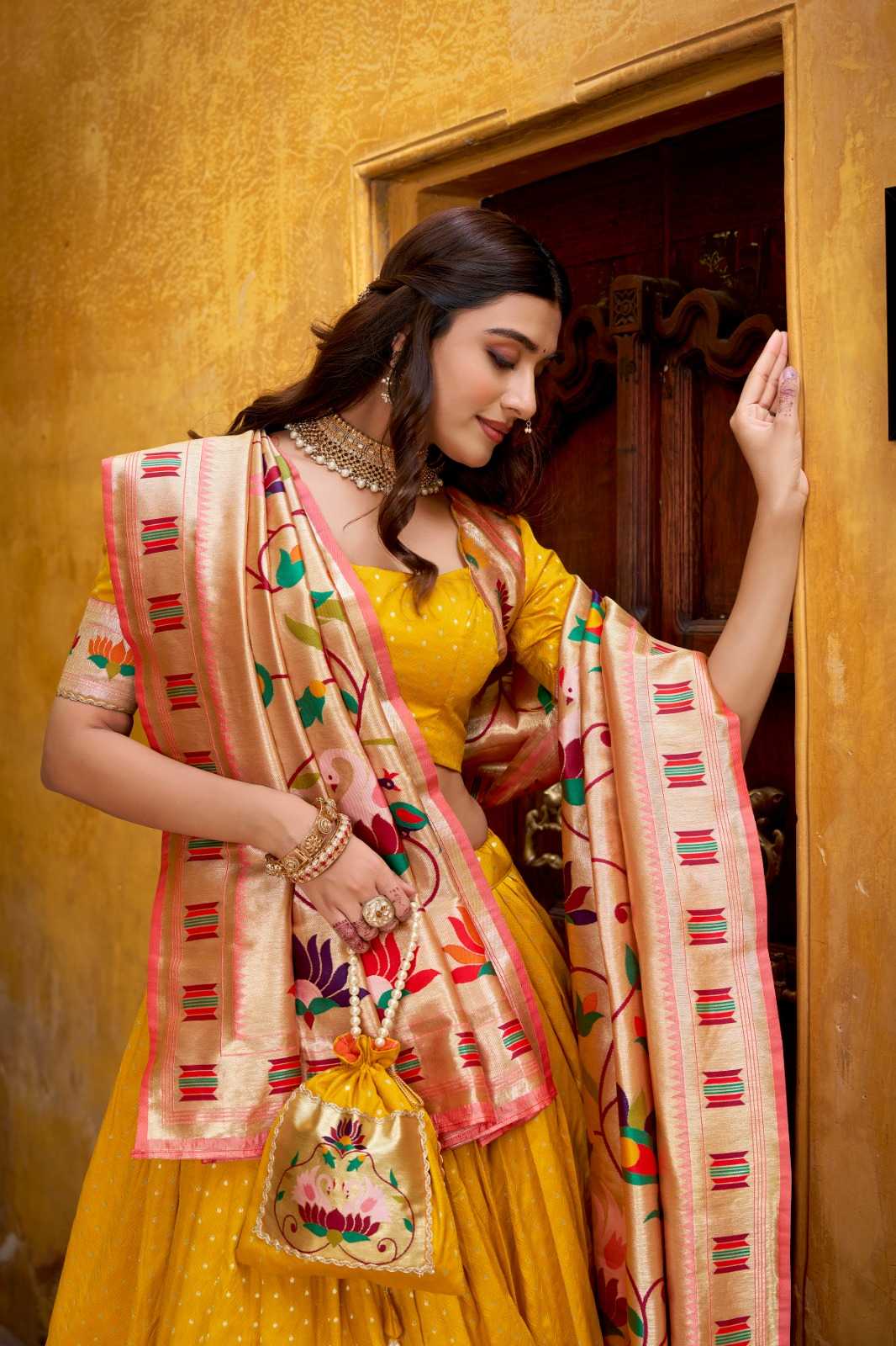 YNF Wholesale Paithani Silk Traditional Lehenga KESH530 KAMKASHI | Surat Manufacturer