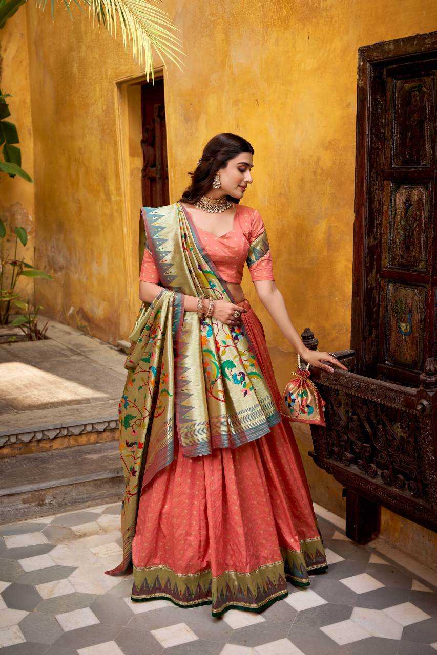 YNF Wholesale Paithani Silk Traditional Lehenga KESH530 KAMKASHI | Surat Manufacturer