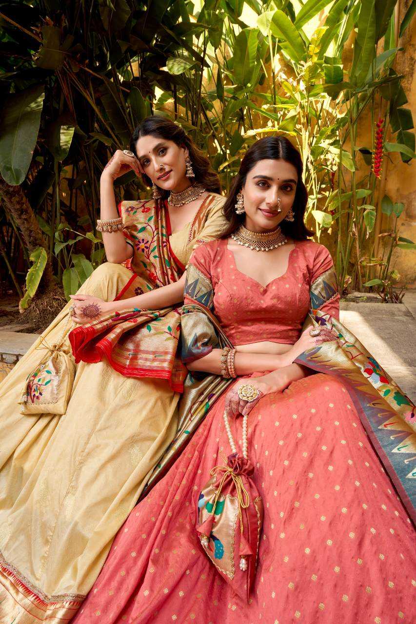 YNF Wholesale Paithani Silk Traditional Lehenga KESH530 KAMKASHI | Surat Manufacturer