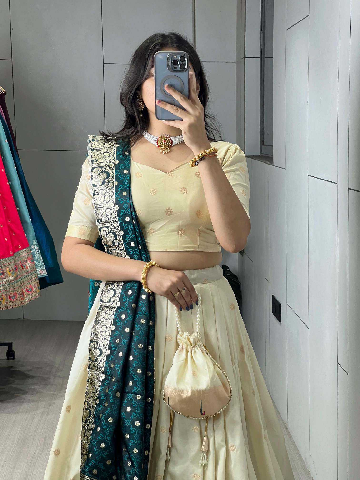 YNF Wholesale Paithani Silk Silk Lehenga KESH530 Lotus | Surat Manufacturer