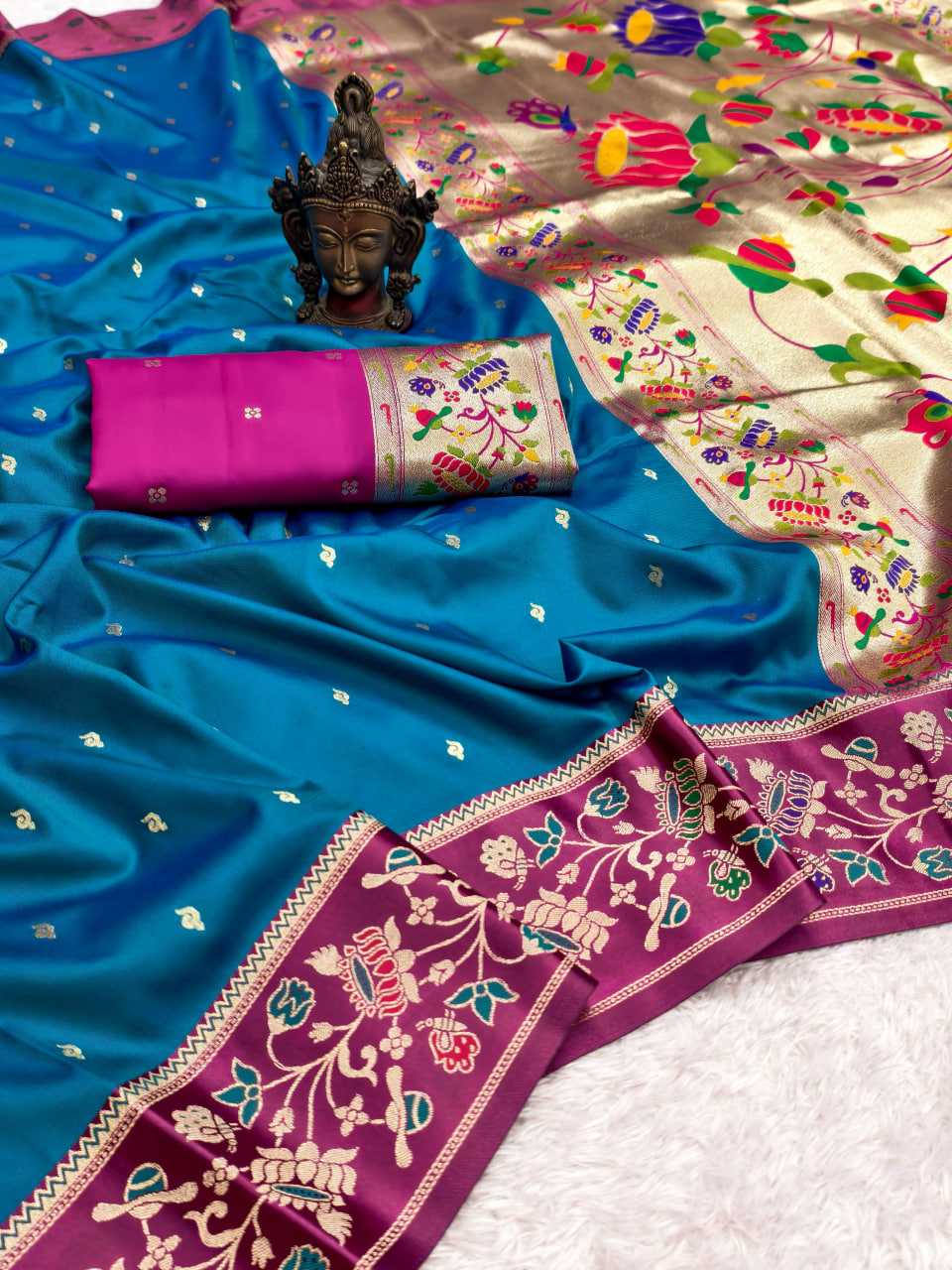 YNF Wholesale Paithani Silk Paithani Sarees KESH634 manohari | Surat Manufacturer