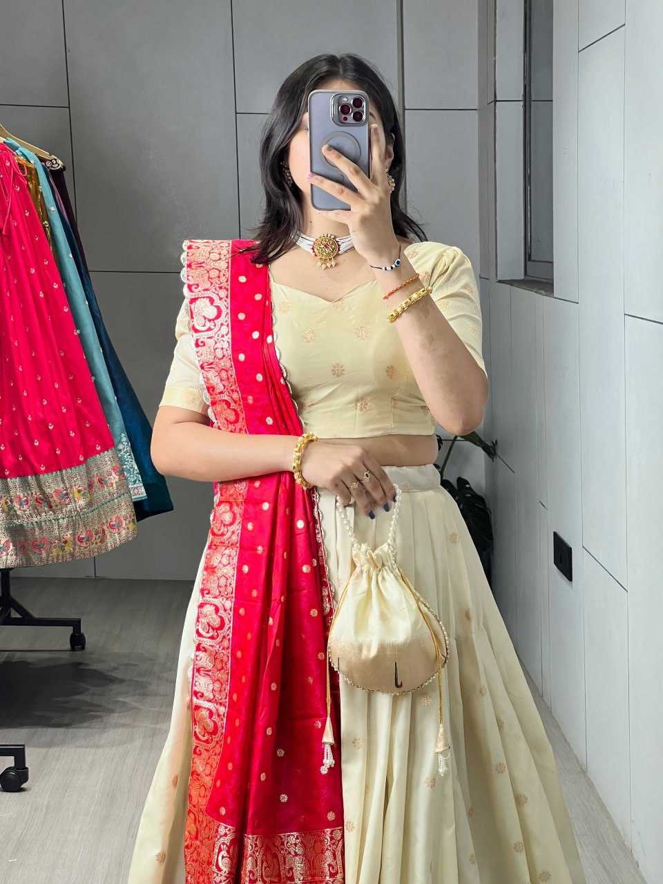 YNF Wholesale Paithani Silk Traditional Lehenga RIN119 Lotus | Surat Manufacturer