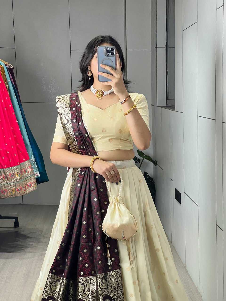 YNF Wholesale Paithani Silk Traditional Lehenga RIN119 Lotus | Surat Manufacturer