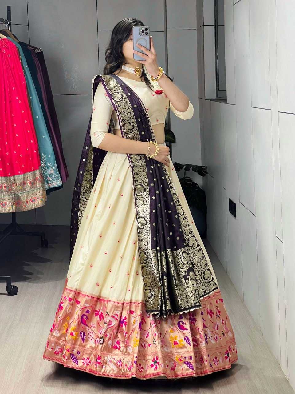 YNF Wholesale Paithani Silk Designer Lehenga Choli RIN119 Maharani | Surat Manufacturer
