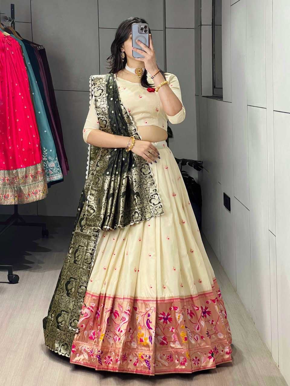 YNF Wholesale Paithani Silk Designer Lehenga Choli RIN119 Maharani | Surat Manufacturer