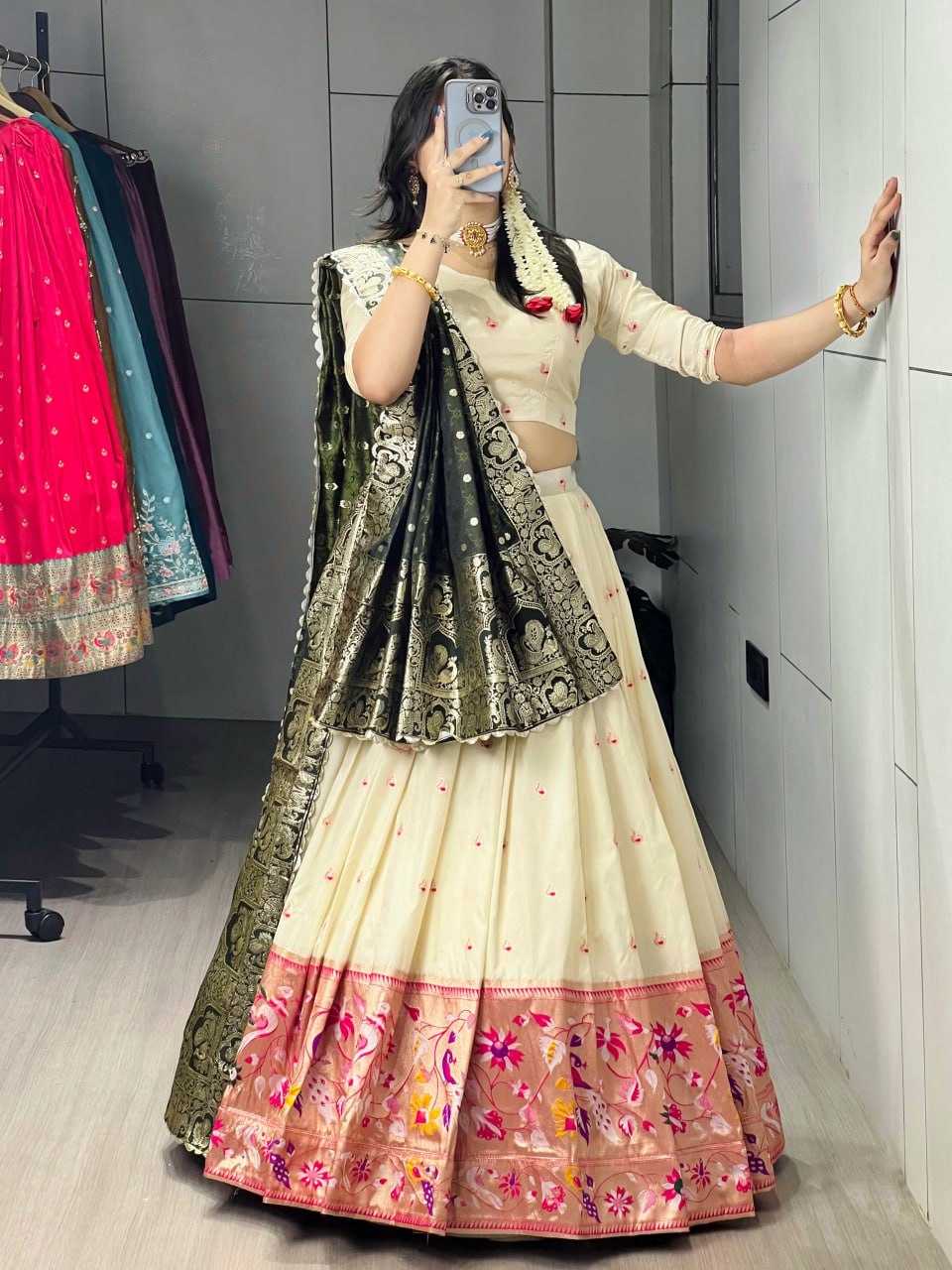 YNF Wholesale Paithani Silk Designer Lehenga Choli RIN119 Maharani | Surat Manufacturer