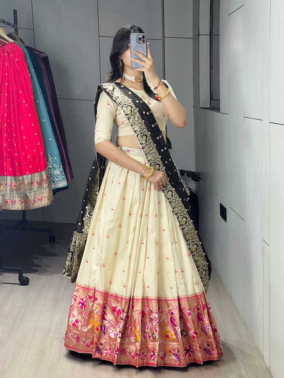 YNF Wholesale Paithani Silk Designer Lehenga Choli RIN119 Maharani | Surat Manufacturer