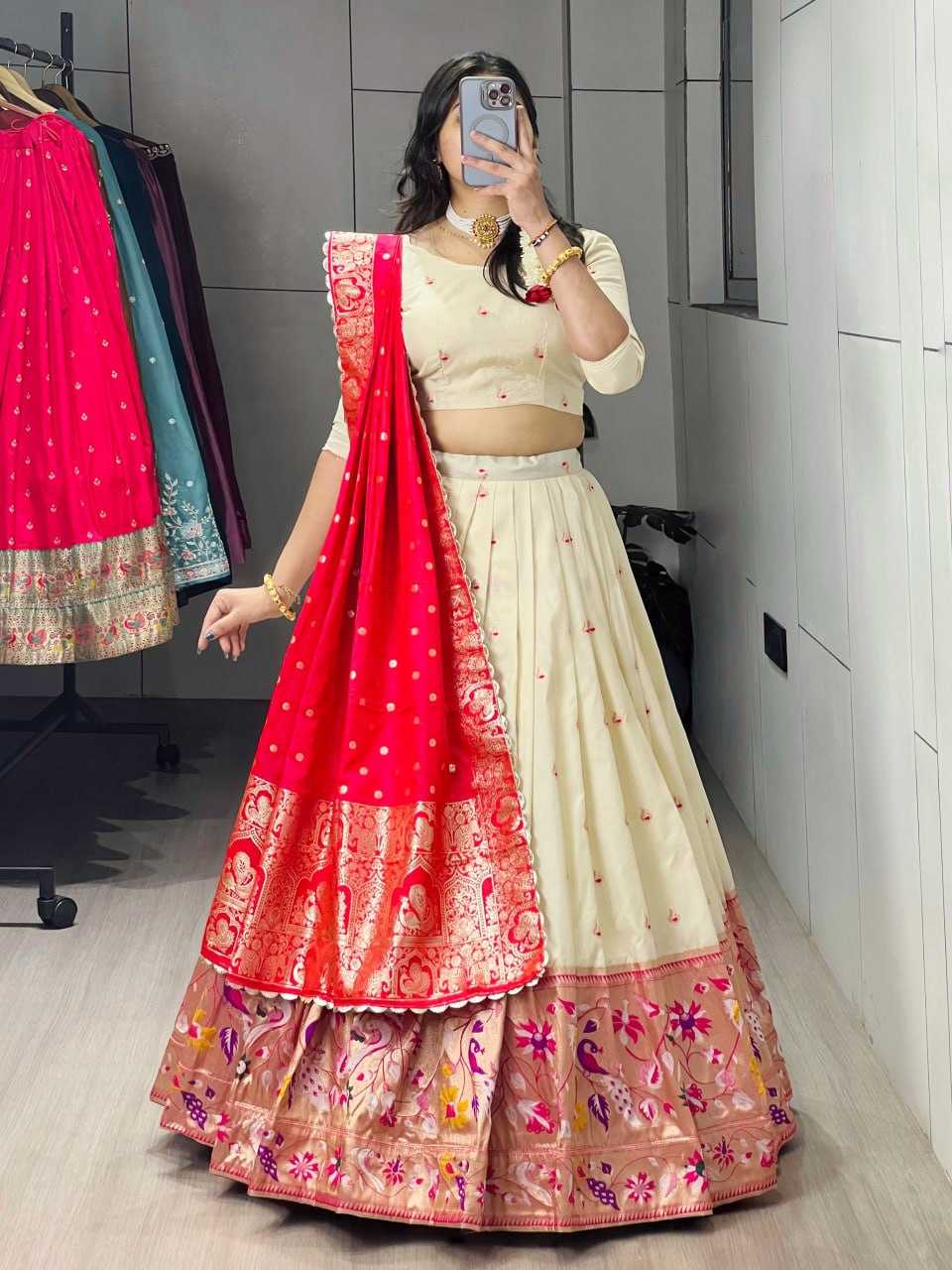 YNF Wholesale Paithani Silk Designer Lehenga Choli RIN119 Maharani | Surat Manufacturer